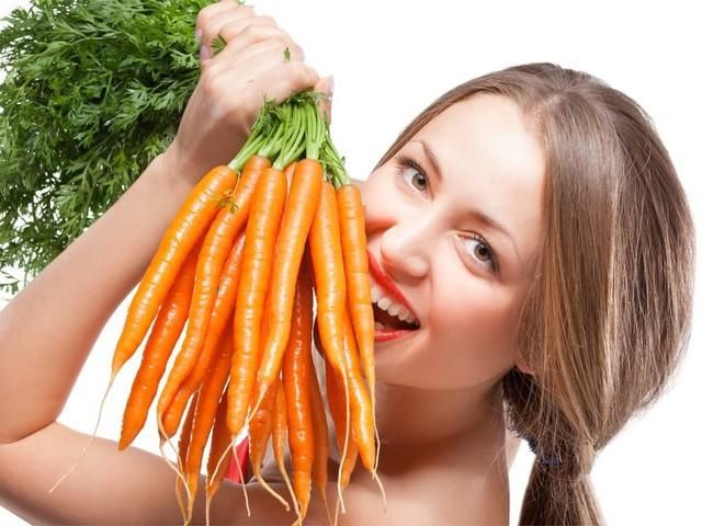 Морковь, капуста и киви сделают кожу красивой