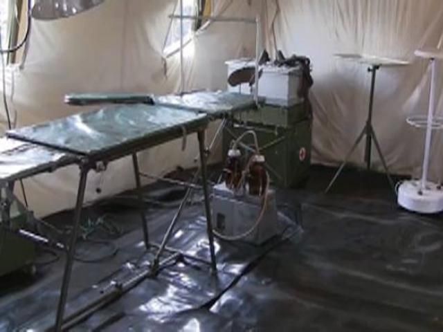 До відправлення у зону АТО готують польовий госпіталь До відправлення у зону АТО готують польовий госпіталь