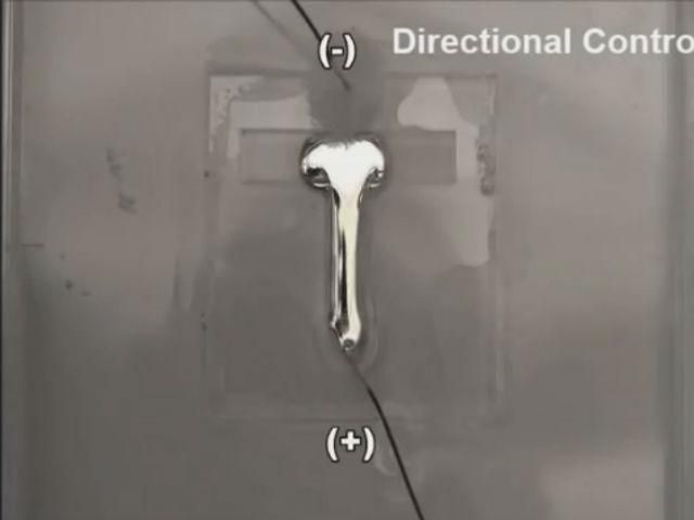 Ученые управляют жидким металлом, Intel представила фитнес-трекер, греки разработали робота Ученые управляют жидким металлом, Intel представила фитнес-трекер, греки разработали робота