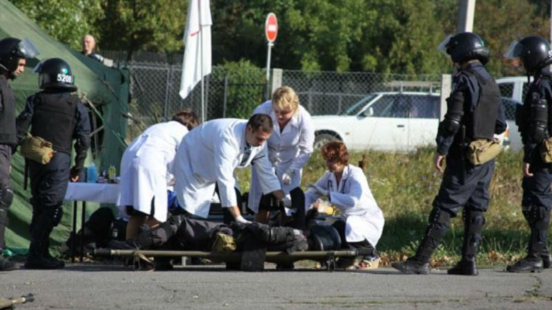 Винницкие медики продемонстрировали умение работать в экстремальных ситуациях Винницкие медики продемонстрировали умение работать в экстремальных ситуациях