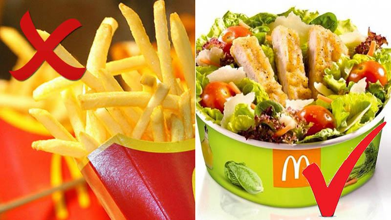 Как сделать фаст-фуд полезным:  советы