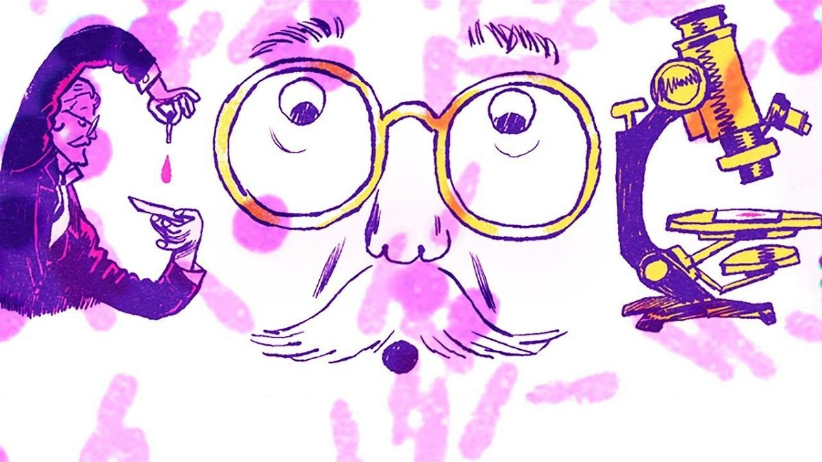 Новый дудл от Google - Ханс Кристиан Грамм - 166 лет со дня рождения