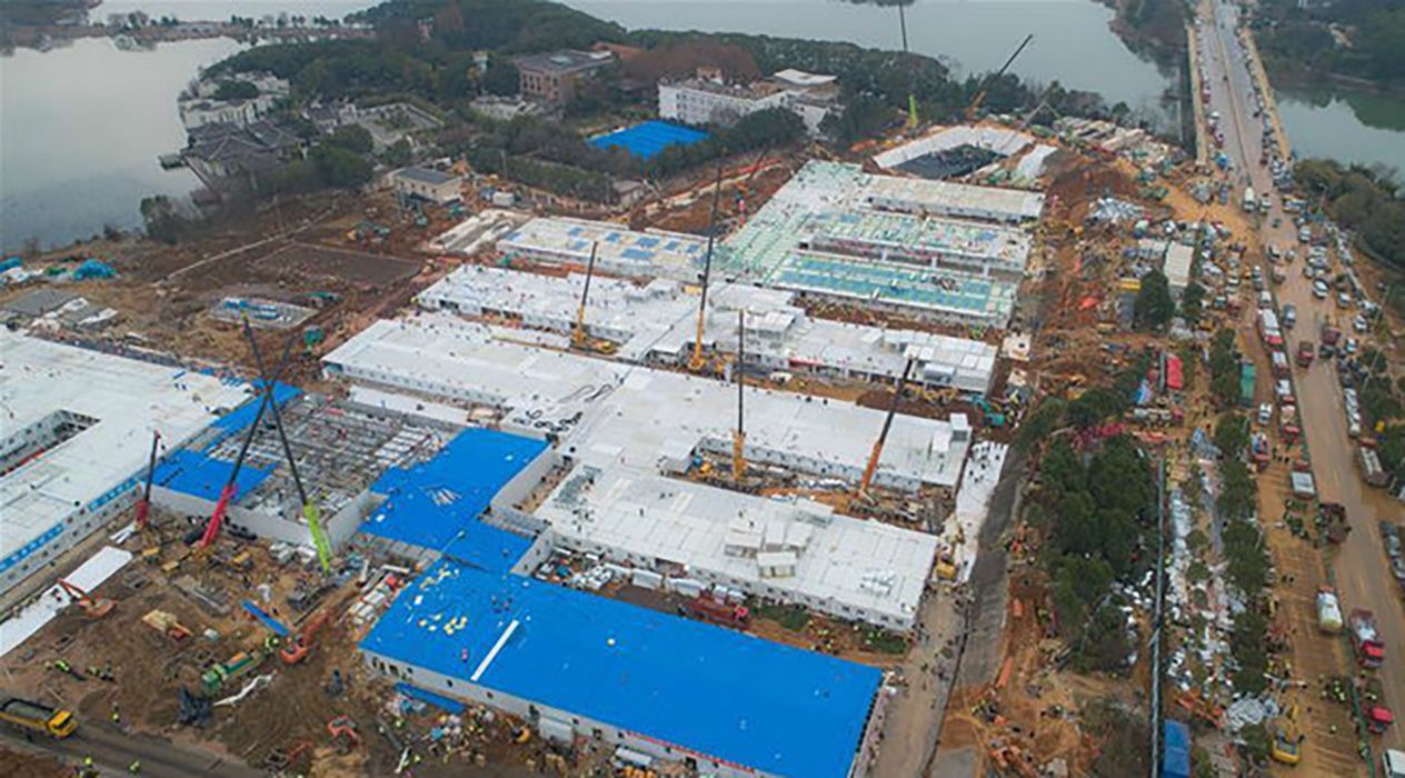 В Ухані завершили будівництво лікарні для пацієнтів з коронавірусом: фото, відео В Ухані завершили будівництво лікарні для пацієнтів з коронавірусом: фото, відео