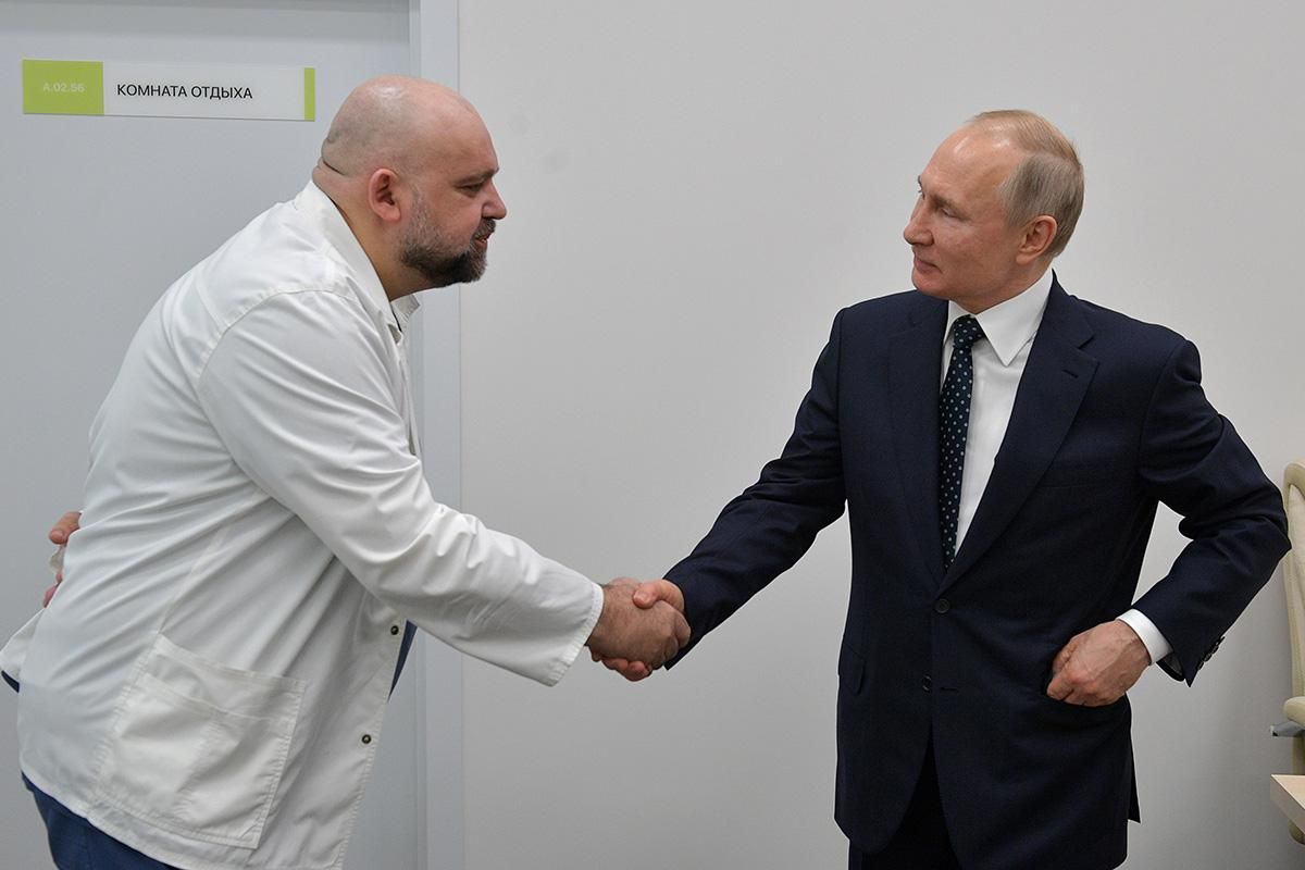 На коронавирус заболел врач, который часто видится с Путиным На коронавирус заболел врач, который часто видится с Путиным