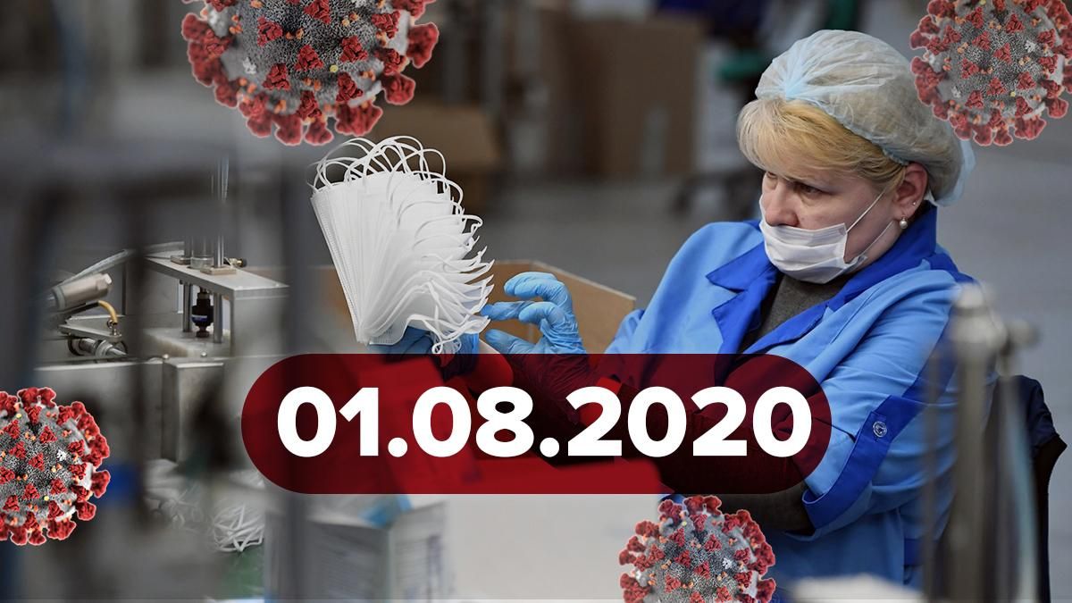 Коронавірус Україна, світ 1 серпня 2020: статистика, новини