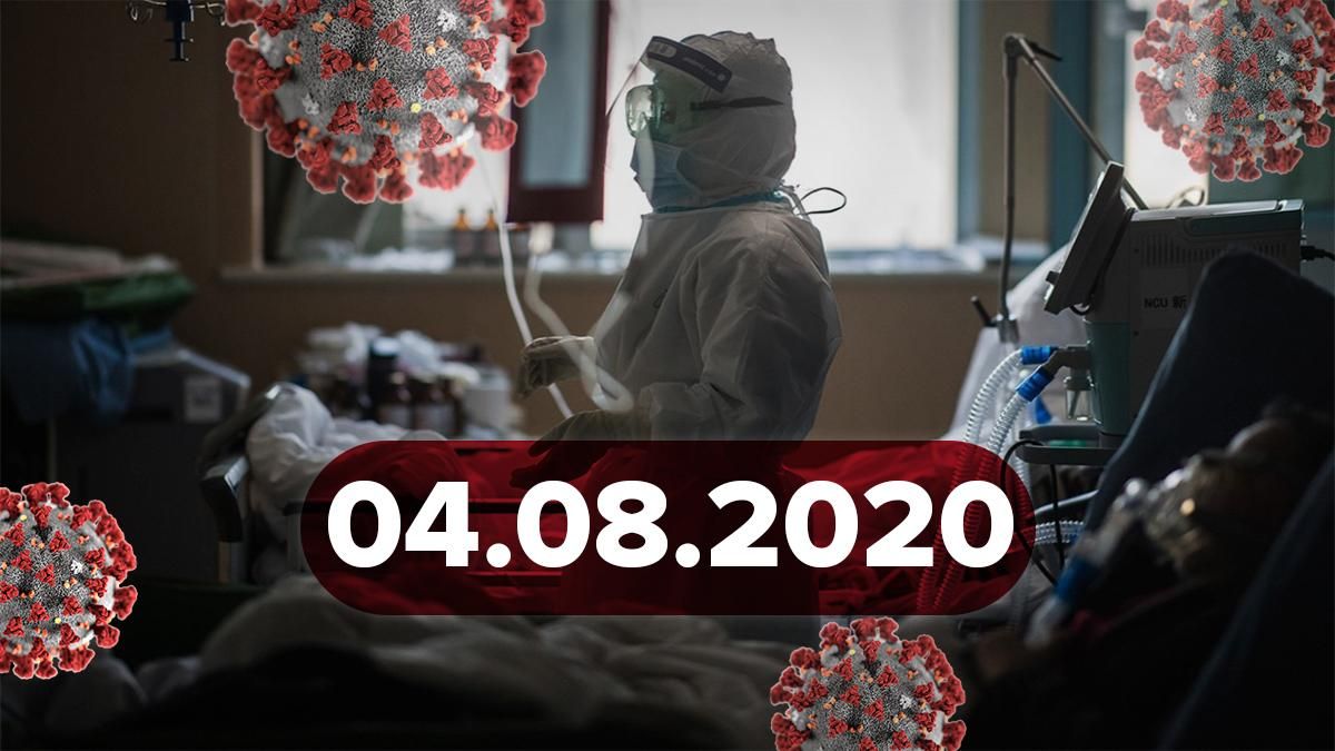 Коронавірус Україна, світ 4 серпня 2020: статистика, новини