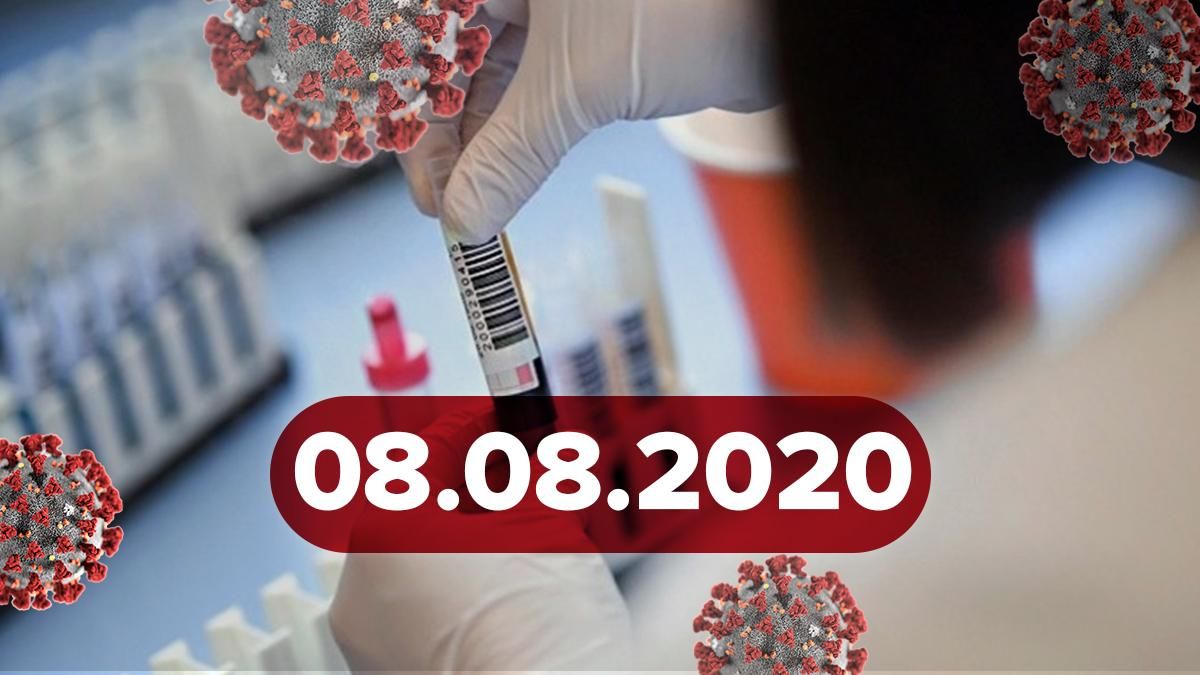 Коронавірус Україна, світ 8 серпня 2020: статистика, новини Коронавірус Україна, світ 8 серпня 2020: статистика, новини