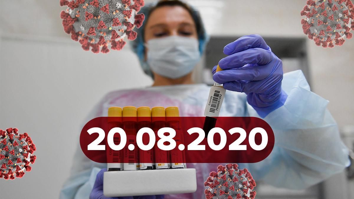 Коронавірус Україна, світ 20 серпня 2020: статистика, новини Коронавірус Україна, світ 20 серпня 2020: статистика, новини