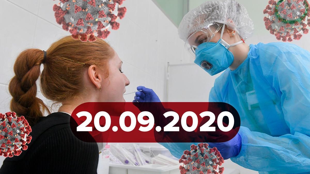 Коронавірус Україна, світ 20 вересня 2020: статистика, новини Коронавірус Україна, світ 20 вересня 2020: статистика, новини