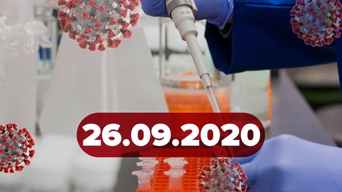 Коронавирус Украина, мир 26 сентября 2020: статистика, новости Коронавирус Украина, мир 26 сентября 2020: статистика, новости