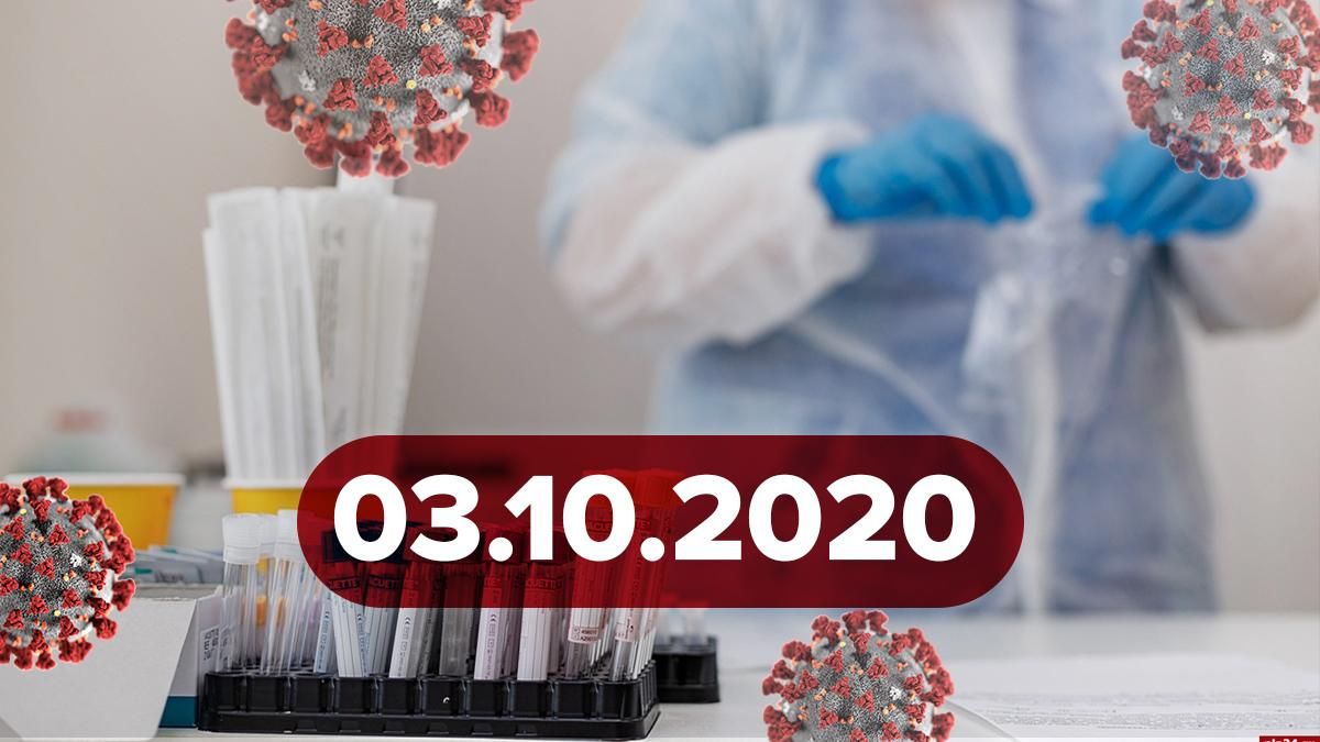 Коронавірус Україна, статистика 3 жовтня 2020: статистика, новини Коронавірус Україна, статистика 3 жовтня 2020: статистика, новини