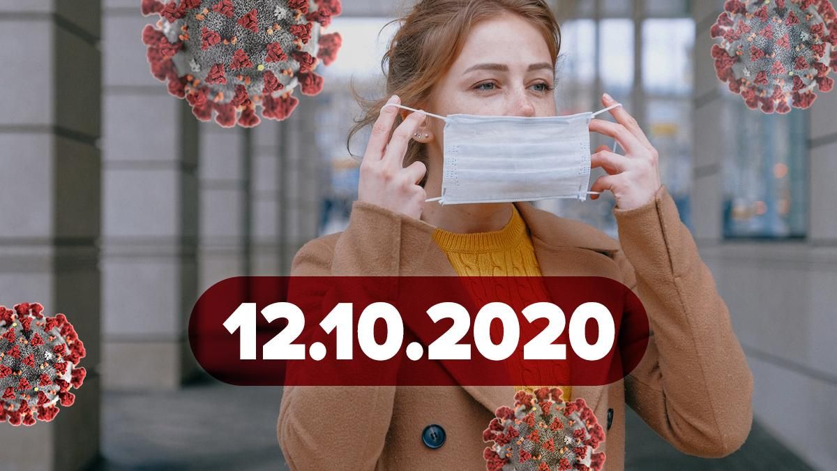 Коронавірус Україна, статистика 12 жовтня 2020: статистика, новини