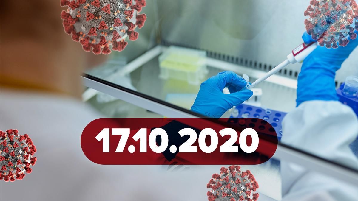 Коронавірус Україна, статистика 17 жовтня 2020: статистика, новини Коронавірус Україна, статистика 17 жовтня 2020: статистика, новини