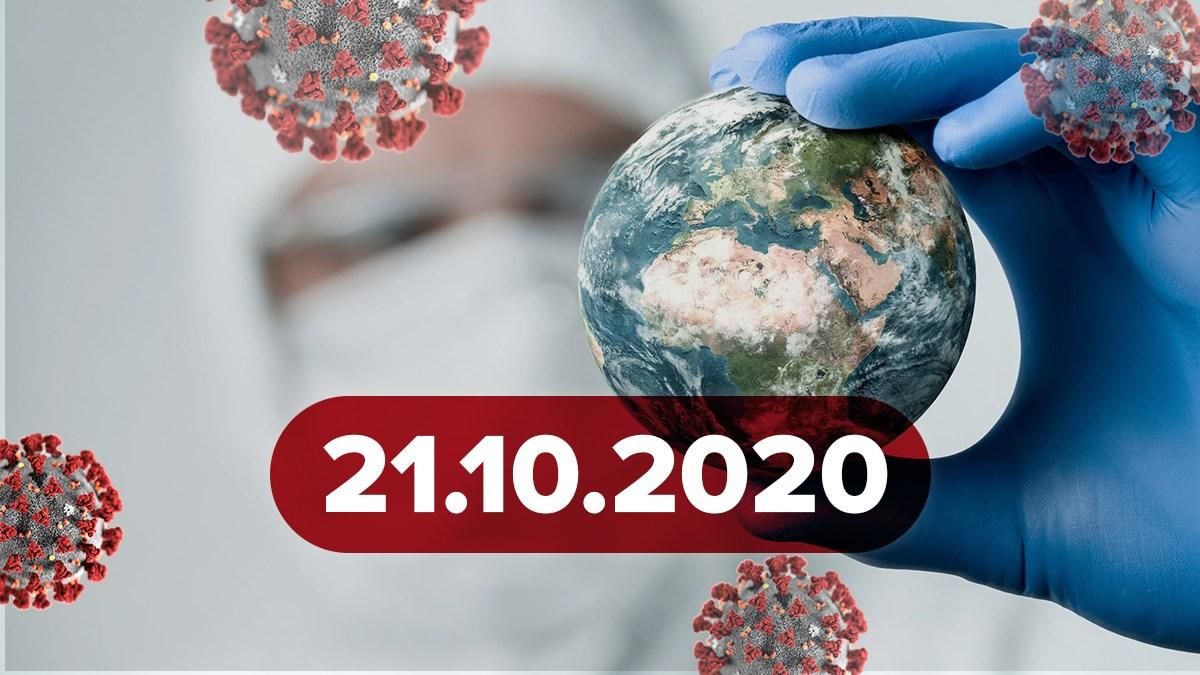 Коронавірус Україна, статистика 21 жовтня 2020: статистика, новини Коронавірус Україна, статистика 21 жовтня 2020: статистика, новини