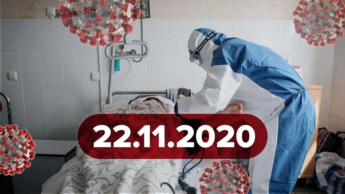 Коронавірус Україна, статистика 22 листопада 2020 – новини