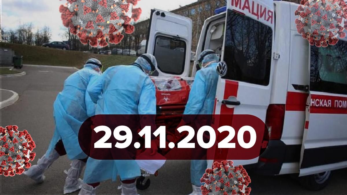 Коронавірус Україна, статистика 29 листопада 2020 – новини 