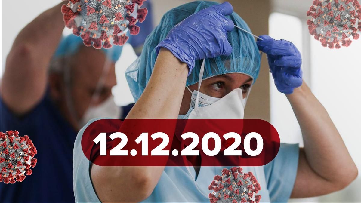 Коронавірус Україна, статистика 12 грудня 2020 – новини 