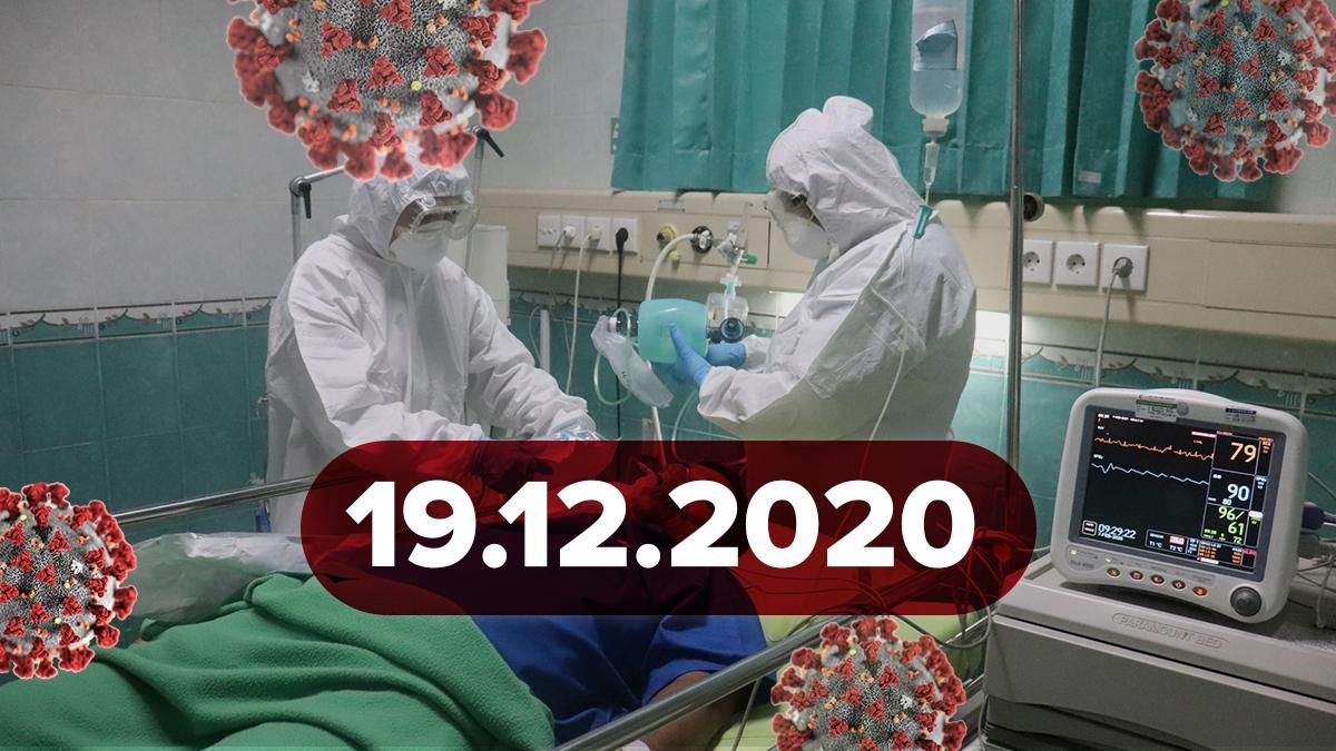 Коронавірус Україна, статистика 19 грудня 2020 – новини 