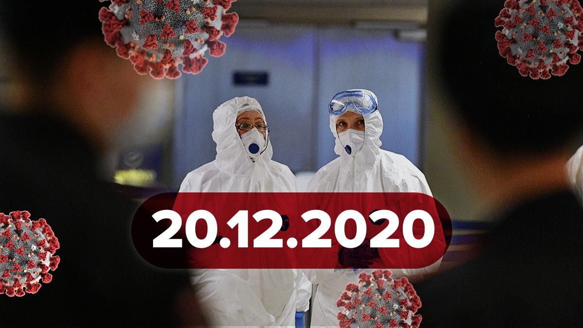 Коронавірус Україна, статистика 20 грудня 2020 – новини Коронавірус Україна, статистика 20 грудня 2020 – новини