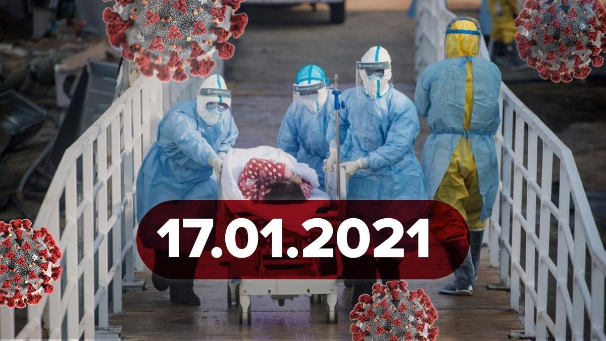 Коронавирус в Украине, статистика 17 января 2021 – новости