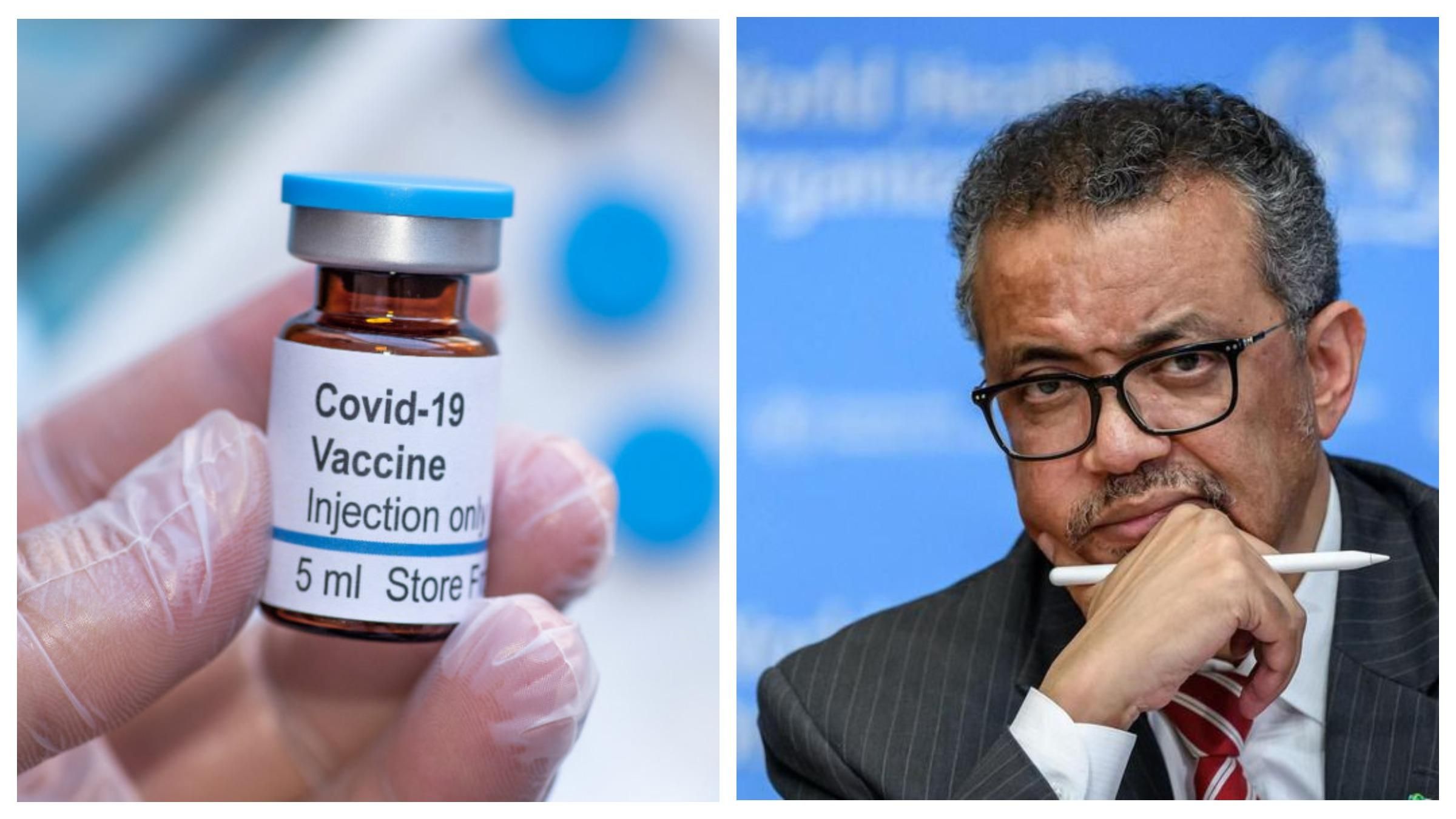 Глава ВООЗ Гебреісус застеріг від нерівномірної вакцинації Глава ВООЗ Гебреісус застеріг від нерівномірної вакцинації