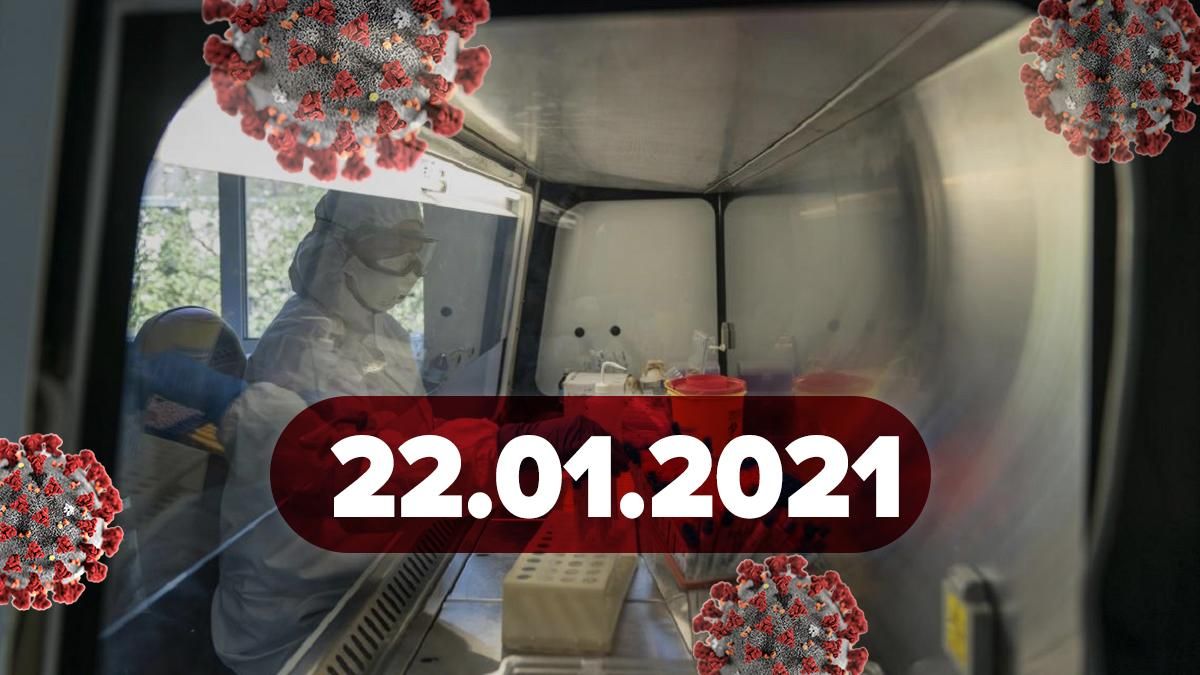 Коронавірус Україна, статистика 22 січня 2021 – новини