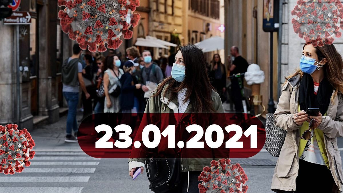 Коронавирус в Украине, статистика 23 января 2021 – новости