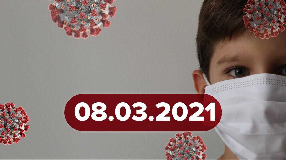 Коронавірус Україна, новини 8 березня 2021 – статистика Коронавірус Україна, новини 8 березня 2021 – статистика