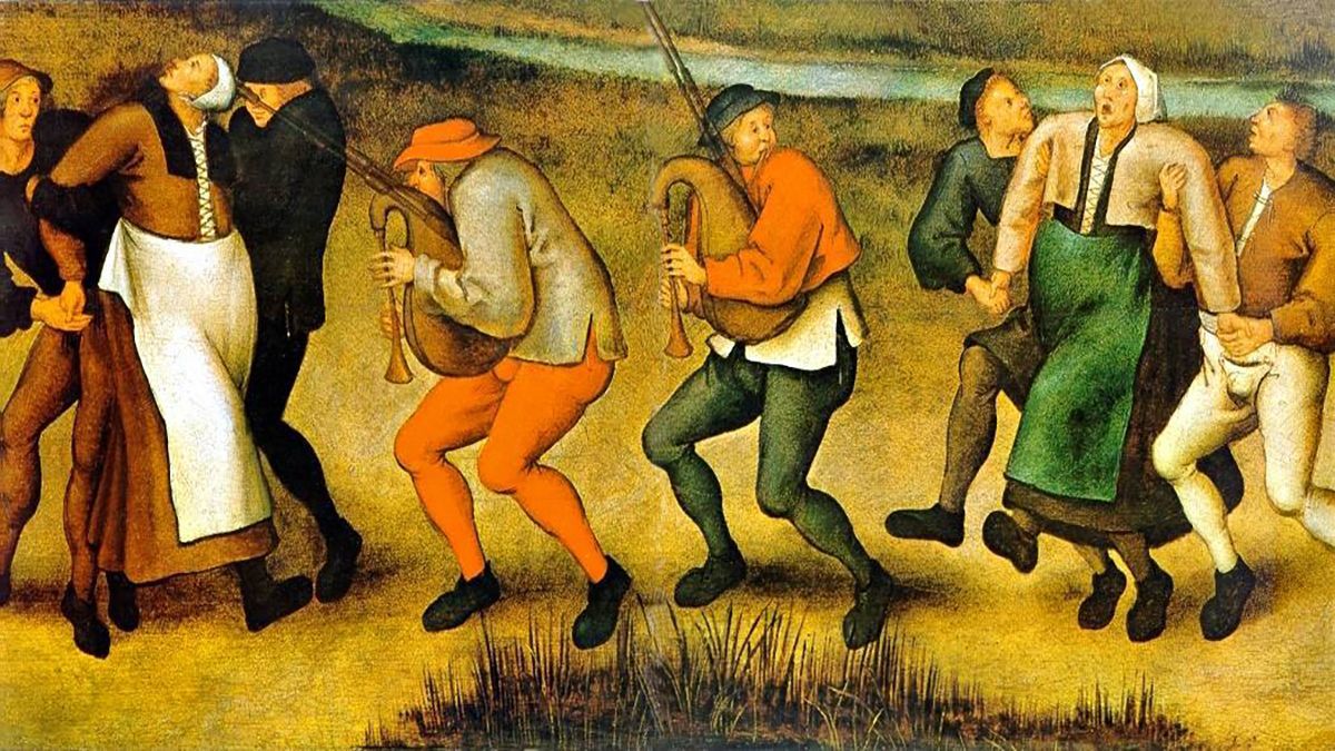 Танцевальная чума в Средневековье