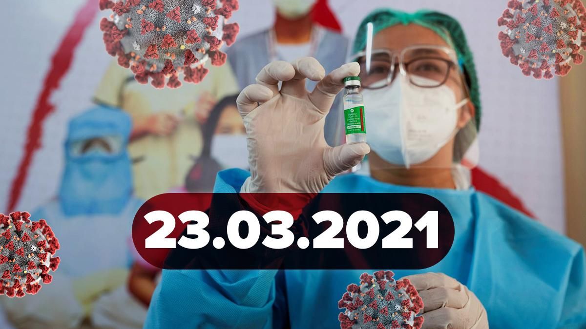 Коронавірус Україна, новини 23 березня 2021 – статистика