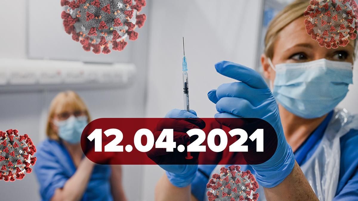 Коронавирус Украина, новости 12 апреля 2021 – статистика  