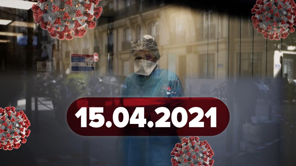 Коронавірус Україна, новини 15 квітня 2021 – статистика