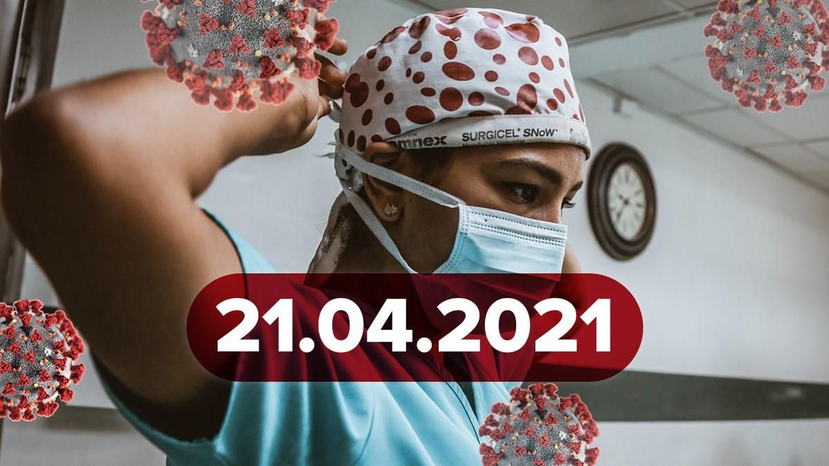 Коронавірус Україна, новини 21 квітня 2021 – статистика Коронавірус Україна, новини 21 квітня 2021 – статистика