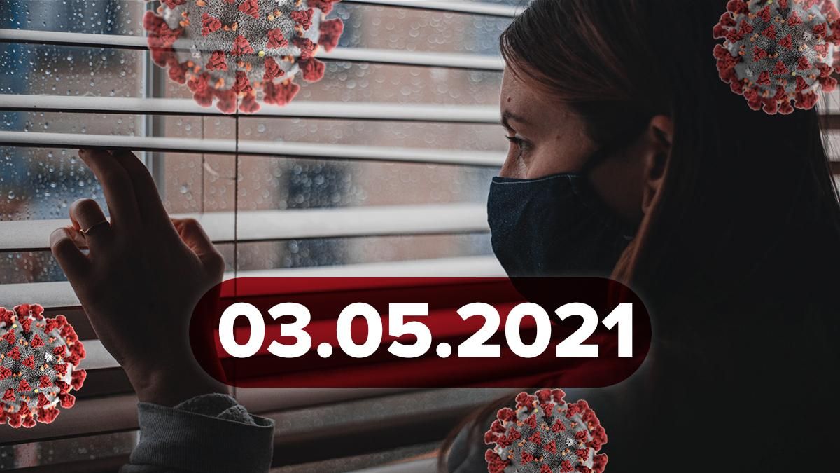 Коронавірус Україна, новини 3 травня 2021 – статистика
