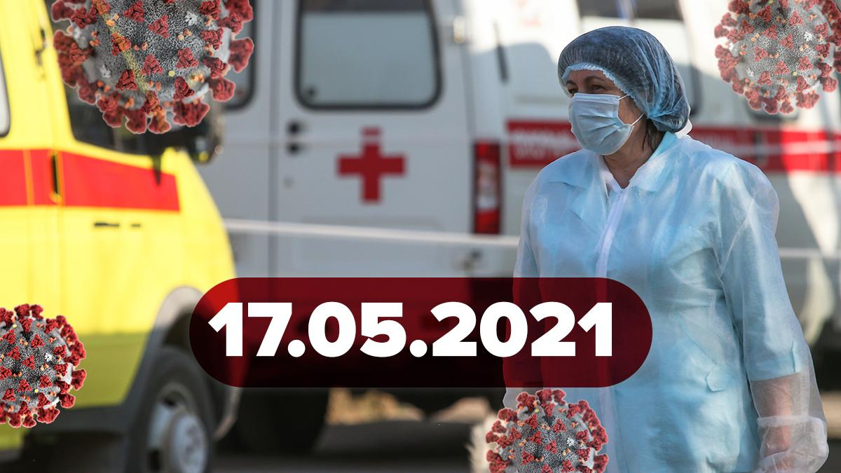 Коронавірус Україна, новини 17 травня 2021 – статистика