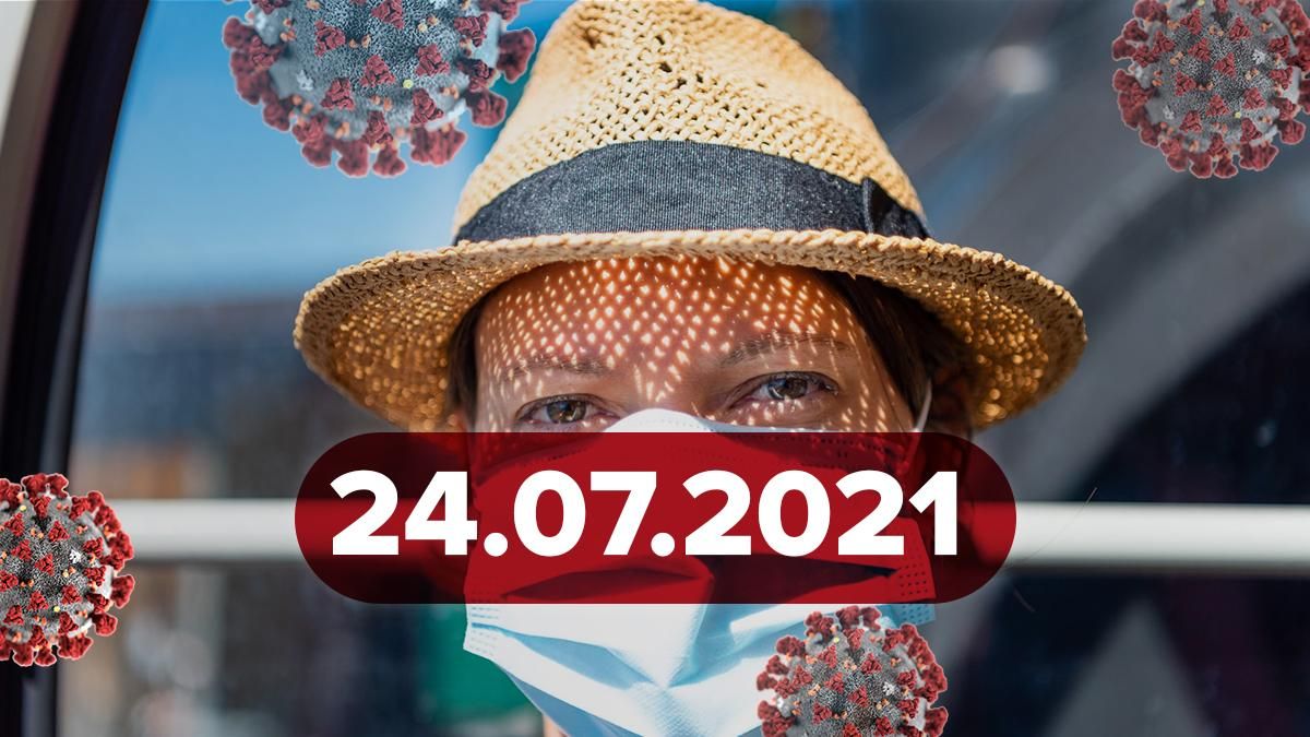 Коронавирус Украина, новости 24 июля 2021 - статистика Коронавирус Украина, новости 24 июля 2021 - статистика