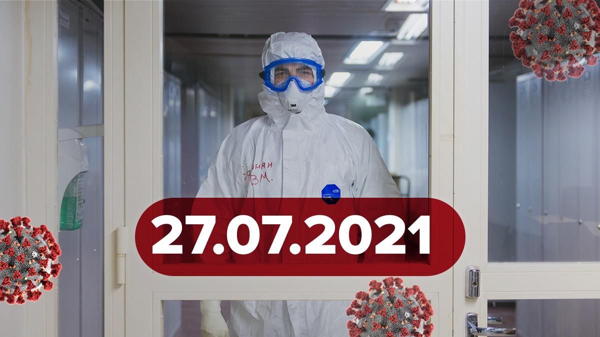 Коронавирус Украина, новости 27 июля 2021 - статистика Коронавирус Украина, новости 27 июля 2021 - статистика