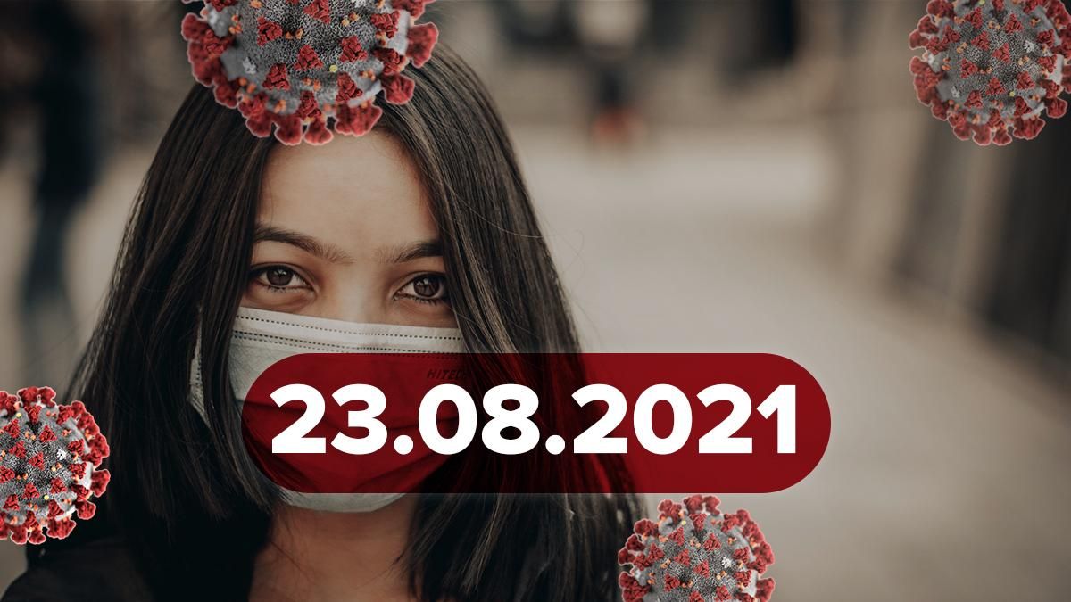 Коронавірус Україна, новини 23 серпня 2021 – статистика Коронавірус Україна, новини 23 серпня 2021 – статистика