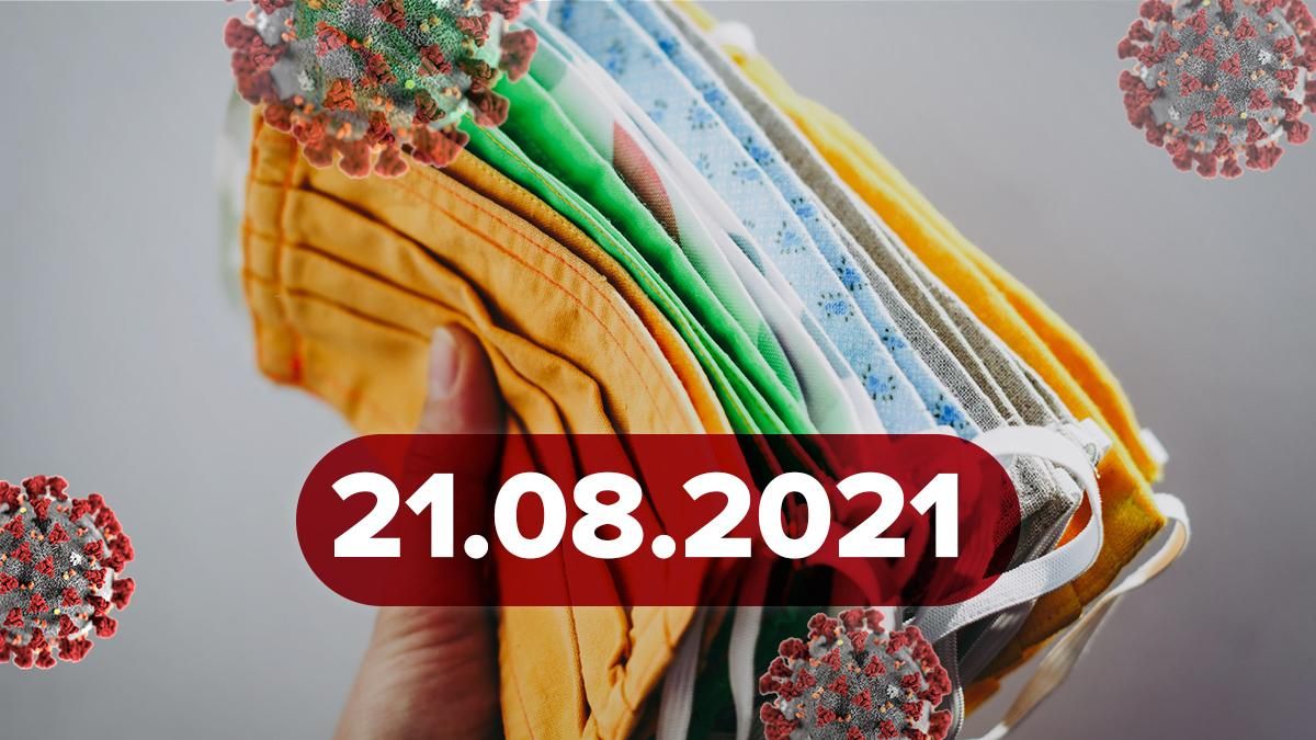 Коронавирус Украина, новости 21 августа 2021 – статистика 