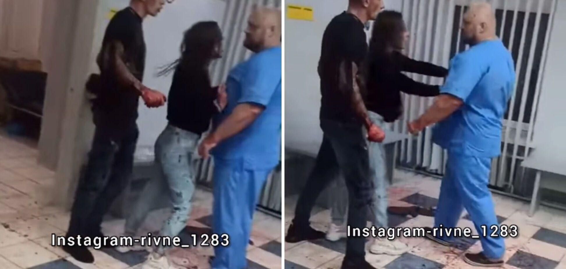 Говорил что из СБУ: житель напал на врача в отделении, – видео Говорил что из СБУ: житель напал на врача в отделении, – видео