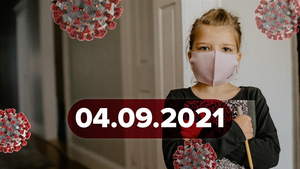 Коронавірус Україна, новини 4 вересня 2021 – статистика