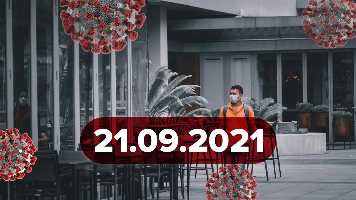 Коронавирус Украина, новости 21 сентября 2021 – статистика Коронавирус Украина, новости 21 сентября 2021 – статистика
