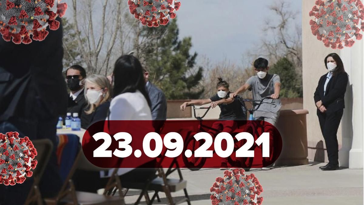 Коронавірус Україна, новини 23 вересня 2021 – статистика Коронавірус Україна, новини 23 вересня 2021 – статистика