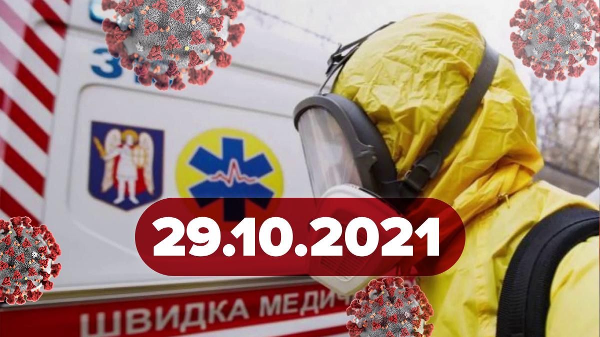 Коронавирус Украина, новости 29 октября 2021 – статистика