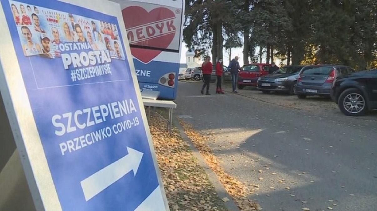 В Польше на кладбищах открыли пункты вакцинации от COVID-19 В Польше на кладбищах открыли пункты вакцинации от COVID-19