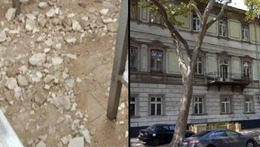 В Одесі на студента під час занять впала стеля: його забрала швидка