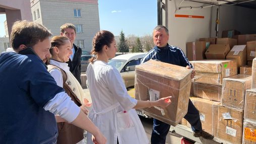 Ляшко посетил больницу в избитой врагом Ахтырке: его заместитель за рулем вез гуманитарку
