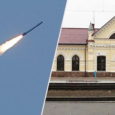 Обстріл Малина на Житомирщині: російські ракети знову прилетіли в залізничну станцію