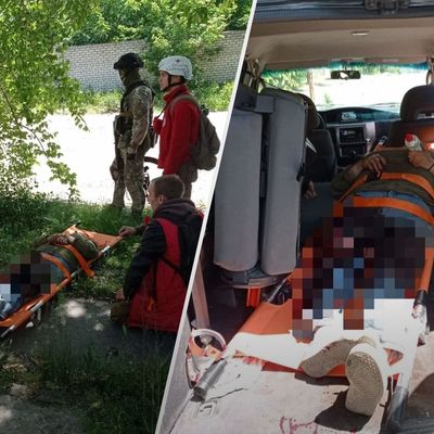 В Луганской области российские военные обстреляли машину скорой с раненой женщиной