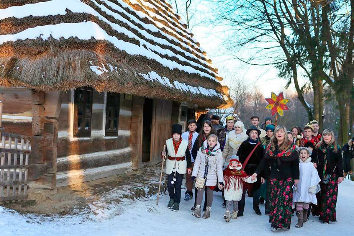 Празднование Рождества в Украине